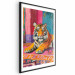 Poster Lying Tiger - A Painterly and Colorful Composition With an Animal 159949 additionalThumb 20