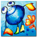 Canvas Blue crab 48849