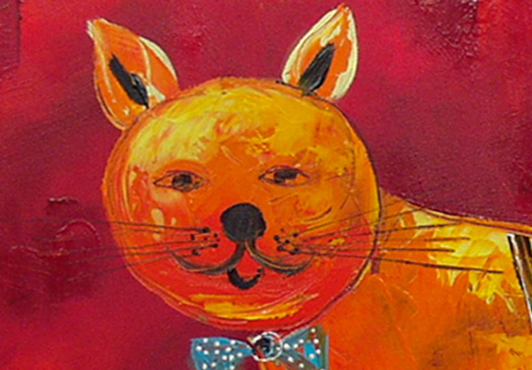 Canvas Print Orange cat 49449 additionalImage 2