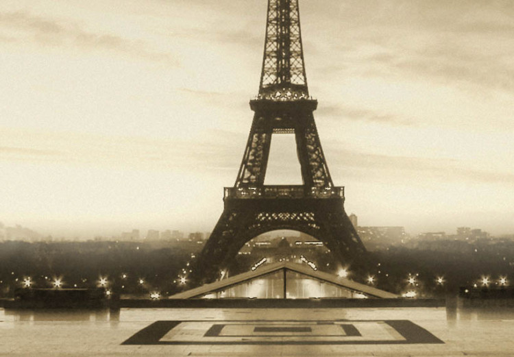 Canvas Foggy Paris - Eiffel Tower 50449 additionalImage 3