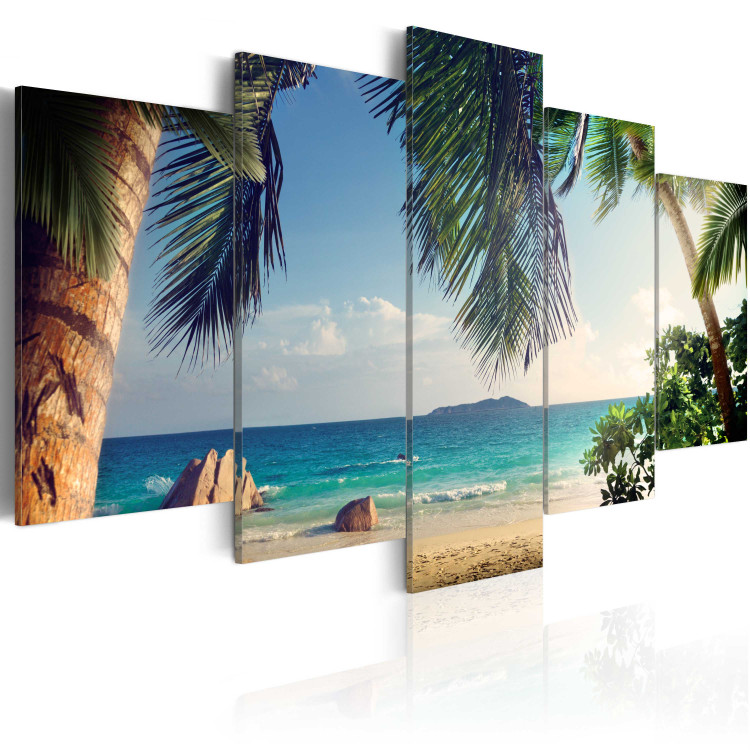 Canvas Art Print Under palm trees 58549 additionalImage 2