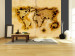 Wall Mural Gold-diggers' map of the World 60049