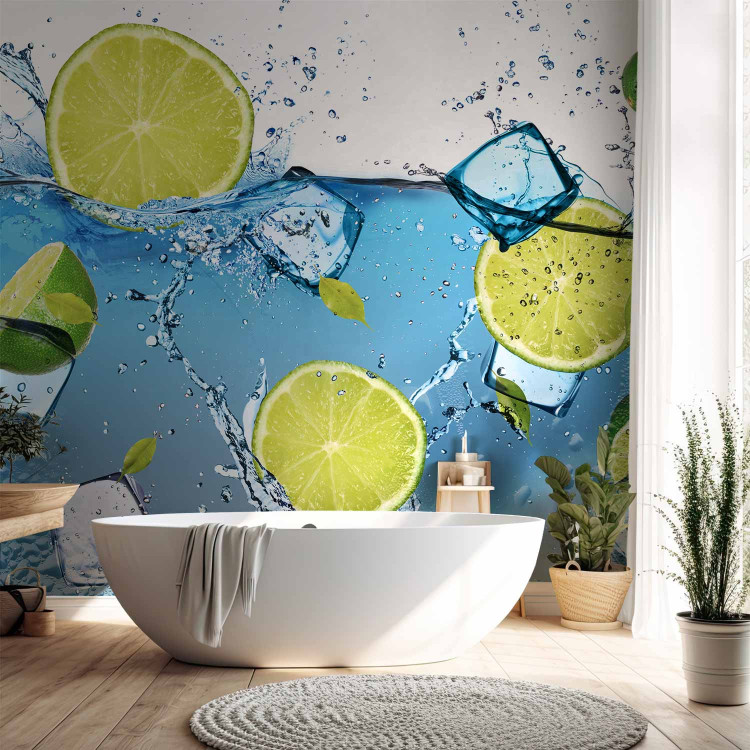 Wall Mural Water with Lemon - Refreshing Fruit Motif for the Kitchen or Room 60249 additionalImage 8