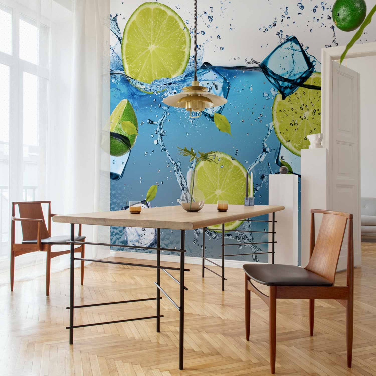 Wall Mural Water with Lemon - Refreshing Fruit Motif for the Kitchen or Room 60249 additionalImage 7