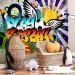 Wall Mural Colorful Sports Graffiti - Expression about soccer for a teenager 61149 additionalThumb 5