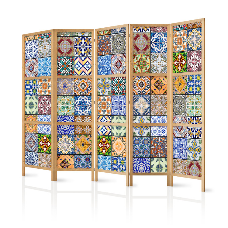 Room Divider Colorful Mosaic II - texture of colorful mosaic in ethnic motif 95449 additionalImage 5