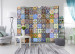 Room Divider Colorful Mosaic II - texture of colorful mosaic in ethnic motif 95449 additionalThumb 2