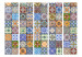 Room Divider Colorful Mosaic II - texture of colorful mosaic in ethnic motif 95449 additionalThumb 3