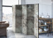 Room Divider Screen Hail Cloud II - architectural texture in the motif of gray concrete 95549 additionalThumb 2