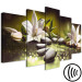Canvas Print Lilies and Stones (5-part) Wide - Still Life in Zen Style 108259 additionalThumb 6