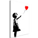 Canvas Print Little Girl with a Balloon (1 Part) Vertical 114559 additionalThumb 2