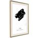 Poster Zodiac signs: Leo - composition with star constellation in black and white 114859 additionalThumb 2