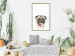 Wall Poster Pug - funny smiling dog with tongue out on white background 114959 additionalThumb 5