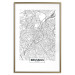 Wall Poster Map of Brussels - black and white map of one of the cities in Belgium with labels 116359 additionalThumb 14