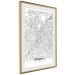 Wall Poster Map of Brussels - black and white map of one of the cities in Belgium with labels 116359 additionalThumb 13