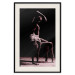 Wall Poster Ballet in the Sand - silhouette of dancing people on a black background 117159 additionalThumb 18
