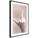 Poster F*ck you! - gray-pink composition with a hand in a geometric pattern 117559 additionalThumb 13