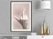 Poster F*ck you! - gray-pink composition with a hand in a geometric pattern 117559 additionalThumb 22