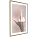 Poster F*ck you! - gray-pink composition with a hand in a geometric pattern 117559 additionalThumb 8