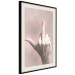 Poster F*ck you! - gray-pink composition with a hand in a geometric pattern 117559 additionalThumb 3