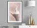 Poster F*ck you! - gray-pink composition with a hand in a geometric pattern 117559 additionalThumb 6