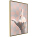 Poster F*ck you! - gray-pink composition with a hand in a geometric pattern 117559 additionalThumb 14