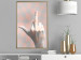 Poster F*ck you! - gray-pink composition with a hand in a geometric pattern 117559 additionalThumb 7
