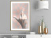 Poster F*ck you! - gray-pink composition with a hand in a geometric pattern 117559 additionalThumb 15