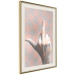 Poster F*ck you! - gray-pink composition with a hand in a geometric pattern 117559 additionalThumb 2