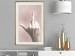 Poster F*ck you! - gray-pink composition with a hand in a geometric pattern 117559 additionalThumb 21