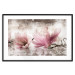 Poster Magnolia Memory - vintage botanical composition with light flowers 118259 additionalThumb 17