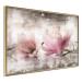 Poster Magnolia Memory - vintage botanical composition with light flowers 118259 additionalThumb 2