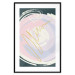 Wall Poster Gravity - artistic circle pattern with a yellow wave on a green background 122659 additionalThumb 15
