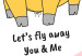 Poster Sky Piggy - yellow animal with balloons and English texts 122759 additionalThumb 10