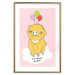 Poster Sky Piggy - yellow animal with balloons and English texts 122759 additionalThumb 16
