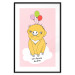 Poster Sky Piggy - yellow animal with balloons and English texts 122759 additionalThumb 17
