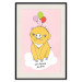 Poster Sky Piggy - yellow animal with balloons and English texts 122759 additionalThumb 18