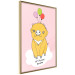 Poster Sky Piggy - yellow animal with balloons and English texts 122759 additionalThumb 14