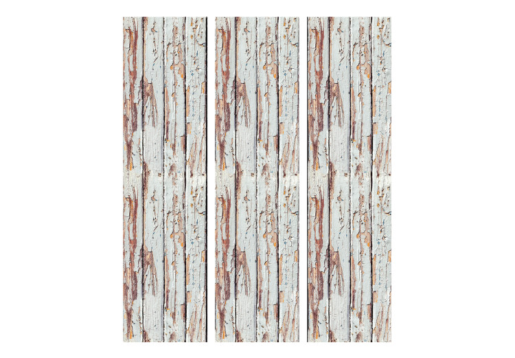 Room Separator Forest Inspired (3-piece) - decorative background in weathered wood 124159 additionalImage 3