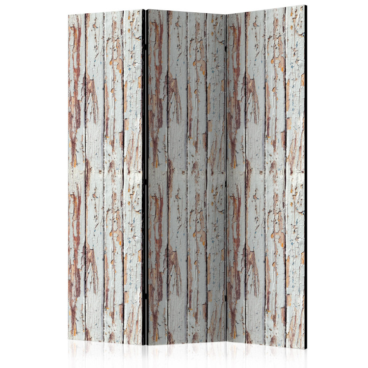 Room Separator Forest Inspired (3-piece) - decorative background in weathered wood 124159