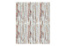 Room Separator Forest Inspired (3-piece) - decorative background in weathered wood 124159 additionalThumb 3