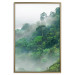 Poster Juicy Forest - tropical green trees in a mountain range during mist 125759 additionalThumb 14