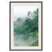 Poster Juicy Forest - tropical green trees in a mountain range during mist 125759 additionalThumb 27