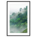 Poster Juicy Forest - tropical green trees in a mountain range during mist 125759 additionalThumb 17