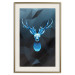 Poster Icy Deer - deer head against abstract figures 126659 additionalThumb 20