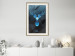 Poster Icy Deer - deer head against abstract figures 126659 additionalThumb 22