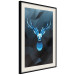 Poster Icy Deer - deer head against abstract figures 126659 additionalThumb 2