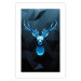 Poster Icy Deer - deer head against abstract figures 126659 additionalThumb 25