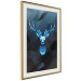 Poster Icy Deer - deer head against abstract figures 126659 additionalThumb 3