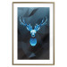 Poster Icy Deer - deer head against abstract figures 126659 additionalThumb 14